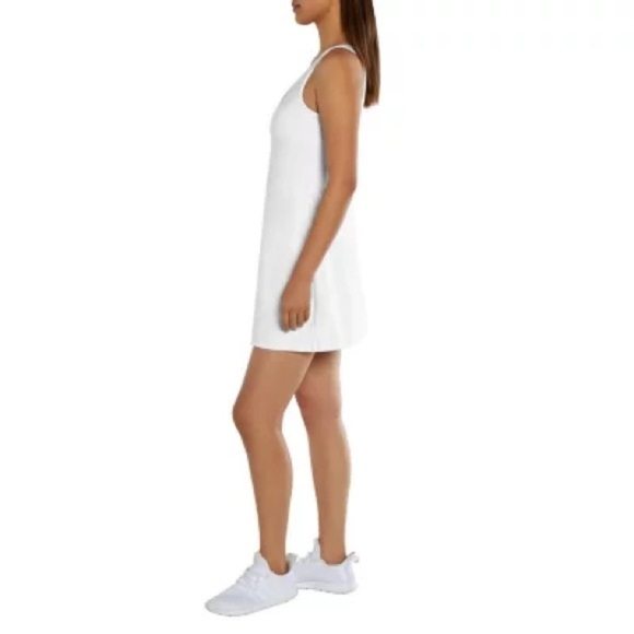 GapFit Women's Active Tank Dress w/ Built In Shorts  | Color: White | NEW/NWT!! - Picture 3 of 11